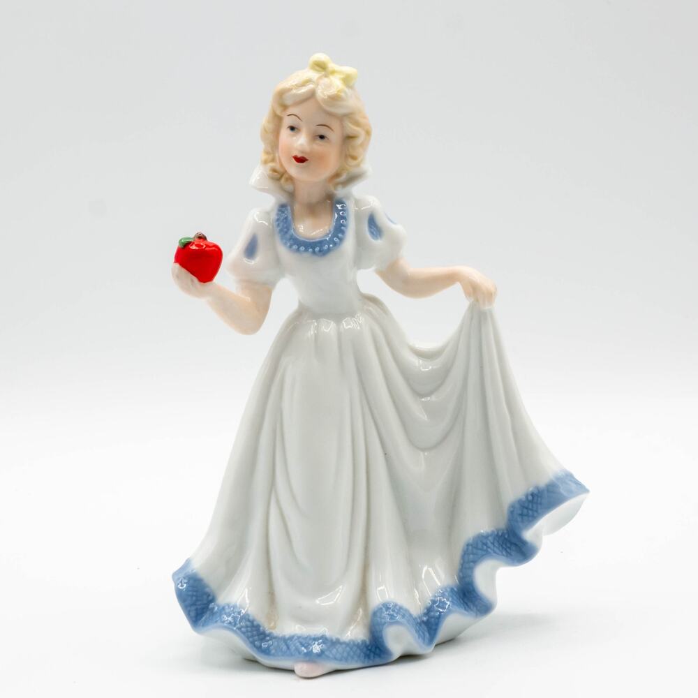Vintage 1999 Snow White Y.H. Porcelain Pearl Luster Figurine